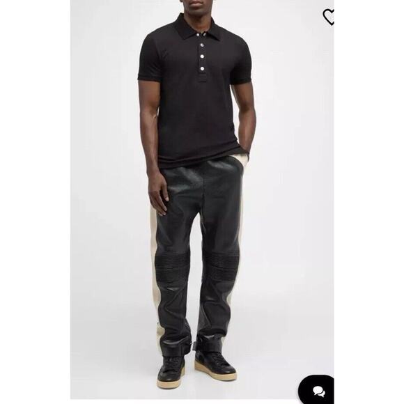 Balmain Men’s Pique Polo $795 Xl - Picture 4 of 7